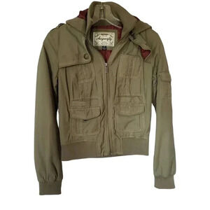Sugarfly women jacket olive green size S